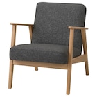 Sessel Eiche/Gunnared dunkelgrau Eiche/Gunnared dunkelgrau Angebote von EKENÄSET bei IKEA Bietigheim-Bissingen für 199,00 €