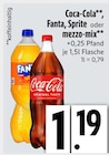 Coca-Cola oder Fanta oder Sprite oder mezzo-mix von Coca-Cola im aktuellen EDEKA Prospekt für 1,19 €