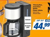 Filterkaffeemaschine Stelio Paper White bei expert im Simmerath Prospekt für 44,99 €