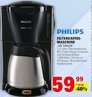 FILTERKAFFEE-MASCHINE Angebote von PHILIPS bei Marktkauf Leonberg für 59,99 €