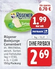Camembert von Rügener Badejunge für 1,99 € bei EDEKA im Angebot Camembert von Rügener Badejunge im aktuellen EDEKA Prospekt