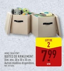 Boîtes de rangement - Home Creation en promo chez Aldi Rueil-Malmaison à 7,99 €