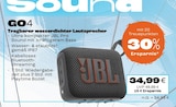 GO4 Tragbarer wasserdichter Lautsprecher Angebote von JBL bei EDEKA St. Ingbert für 34,99 €