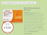 IBU-LYSIN-ratiopharm 400 mg bei LINDA im Löhne Prospekt für 9,00 €