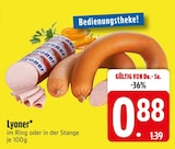 Lyoner im EDEKA Prospekt Lyoner von im aktuellen EDEKA Prospekt für 0,88 €