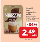 Gold Cappuccino Sticks Angebote von Nescafé bei Markant Nordwest Emden für 2,49 €
