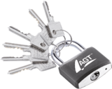 Cadenas 43 mm avec 6 clés - AGT en promo chez PEARL Colmar à 6,95 €
