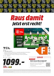 Aktueller MediaMarkt Saturn Prospekt mit LED Fernseher, "RAUS DAMIT - JETZT ERST RECHT!", Seite 8