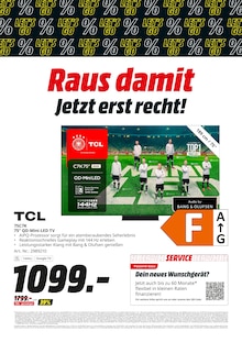 Fernseher im MediaMarkt Saturn Prospekt "RAUS DAMIT - JETZT ERST RECHT!" mit 16 Seiten (Herzogenrath)