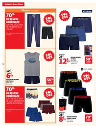 Offre Pyjama Homme dans le catalogue Auchan Hypermarché du moment à la page 24