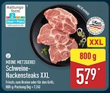 Schweine-Nackensteaks XXL im Angebot bei ALDI Nord in Rheine Schweine-Nackensteaks XXL Angebote von MEINE METZGEREI bei ALDI Nord Rheine für 5,79 €