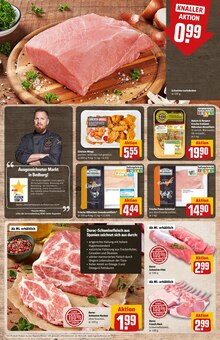 Schweinefleisch im aktuellen REWE Prospekt (Köln) Schweinefleisch im REWE Prospekt "Dein Markt" mit 32 Seiten (Köln)