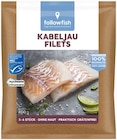 Kabeljau Filets Angebote von Followfish bei REWE Greifswald für 7,99 €