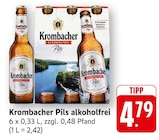 Pils alkoholfrei im Angebot bei E center in Baden-Baden Pils alkoholfrei Angebote von Krombacher bei E center Baden-Baden für 4,79 €