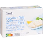 Tranches de filets de Colin d'Alaska surgelées - SIMPL en promo chez Carrefour Market Tranches de filets de Colin d'Alaska surgelées - SIMPL dans le catalogue Carrefour Market