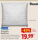 Kopfkissen im Angebot bei Lidl in Lutherstadt Wittenberg Kopfkissen Angebote von Dunlopillo bei Lidl Lutherstadt Wittenberg für 19,99 €
