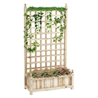 Outsunny Rankkasten im Spalierrahmen-Design natur B/H/L: ca. 28x120x64 cm im Angebot bei POCO in Würzburg Outsunny Rankkasten im Spalierrahmen-Design natur B/H/L: ca. 28x120x64 cm Angebote bei POCO Würzburg für 67,99 €