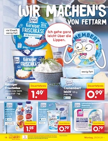 Käse im Netto Marken-Discount Prospekt "Aktuelle Angebote" mit 50 Seiten (Würzburg)