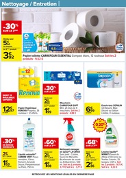 Prix et réduction Essuie-Tout dans le prospectus Carrefour en cours Offre Essuie-Tout dans le catalogue Carrefour du moment à la page 45