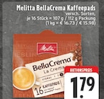 BellaCrema Kaffeepads Angebote von Melitta bei E center Solingen für 1,79 €