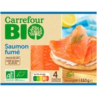 Saumon fumé - CARREFOUR BIO - Carrefour Market à Lyon Saumon fumé - CARREFOUR BIO en promo chez Carrefour Market Lyon à 5,59 €