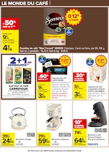 Promotion Dolce Gusto dans le prospectus Carrefour, valable du 14/10/2025 au 27/10/2025 Promo Dolce Gusto dans le catalogue Carrefour du moment à la page 31
