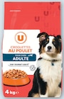 Croquettes au poulet pour chien adulte - U en promo chez U Express Troyes à 5,11 €