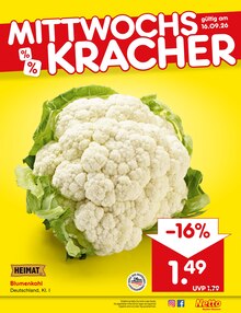 Blumenkohl im Netto Marken-Discount Prospekt "Aktuelle Angebote" mit 71 Seiten (Dresden)