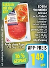 Aktuelles Herzstücke Graved Lachsfleisch Angebot bei EDEKA in Potsdam ab 1,49 €