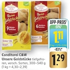 Aktuelles Unsere Goldstücke 9 Weizen-Brötchen Angebot bei E center in Offenbach (Main) ab 1,11 €