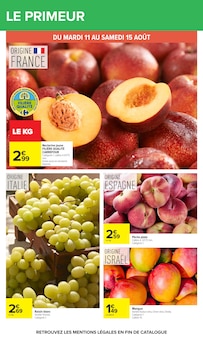 Promotion Saumon dans le prospectus Carrefour, valable du 11/08/2026 au 24/08/2026 Promo Saumon dans le catalogue Carrefour du moment à la page 21
