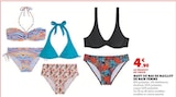 Haut ou Bas de Maillot de Bain Femme en promo chez Super U Haut ou Bas de Maillot de Bain Femme dans le catalogue Super U