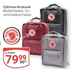 Rucksack Modell Kånken im Angebot bei GLOBUS in Jena Rucksack Modell Kånken Angebote von Fjällräven bei GLOBUS Jena für 79,99 €
