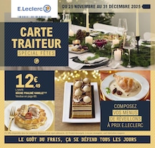 Prospectus E.Leclerc à Bois-le-Roi, "CARTE TRAITEUR", 68 pages, 25/11/2025 - 31/12/2025