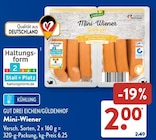 Mini-Wiener im Angebot bei ALDI SÜD in Mönchengladbach Mini-Wiener Angebote von Gut Drei Eichen/Güldenhof bei ALDI SÜD Mönchengladbach für 2,00 €