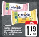 Feuchtes Toilettenpapier von Cottonelle im aktuellen EDEKA Prospekt für 1,19 €