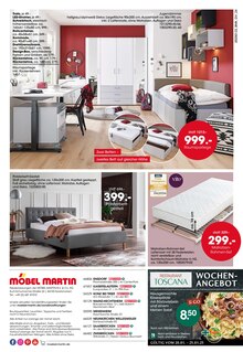 Bett im Möbel Martin Prospekt "SESSEL & SOFAS" mit 24 Seiten (Wiesbaden)