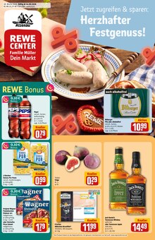 REWE Prospekt Dein Markt mit 32 Seiten