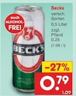 Becks Angebote bei Netto Marken-Discount Nordhorn für 0,79 €