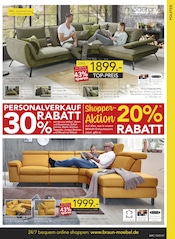 Aktueller BRAUN Möbel-Center Prospekt mit Couch, "EXKLUSIVER PERSONALVERKAUF", Seite 7