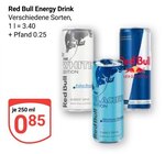 Energy Drink im Angebot bei GLOBUS in Hof Energy Drink Angebote von Red Bull bei GLOBUS Hof für 0,85 €