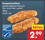 Aktuelle Seelachs Angebote bei Netto Marken-Discount in Frankfurt (Main) Aktuelles Knusperbackfisch Angebot bei Netto Marken-Discount in Frankfurt (Main) ab 2,99 €