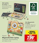 Aktuelles Magnetuhr/Holz-Laptop Angebot bei Lidl in Essen ab 7,99 €