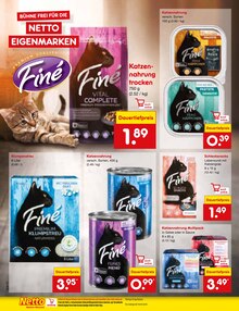 Katzenfutter im Netto Marken-Discount Prospekt "Aktuelle Angebote" mit 61 Seiten (Reutlingen)