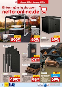 Terrassenüberdachung im Netto Marken-Discount Prospekt "Aktuelle Angebote" mit 70 Seiten (Bochum)