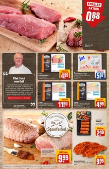 Schweinefleisch im REWE Prospekt "Dein Markt" mit 42 Seiten (Kiel)