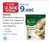 Promo Brioches coréennes cuites à la vapeur et farcies au poulet et aux légumes à 9,49 € dans le catalogue Costco à Pontault-Combault