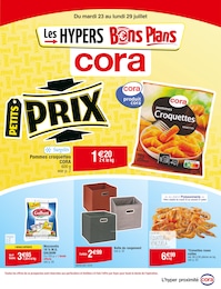 Catalogue Supermarchés Cora en cours à Clamart et alentours, Petits Prix, 34 pages, 23/07/2024 - 29/07/2024