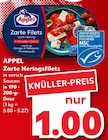 Zarte Heringsfilets bei Kaufland im Herten Prospekt für 1,00 €