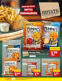 Pommes Frites im Netto Marken-Discount Prospekt Aktuelle Angebote auf S. 21